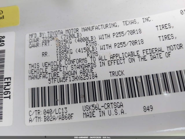TOYOTA TUNDRA - 9