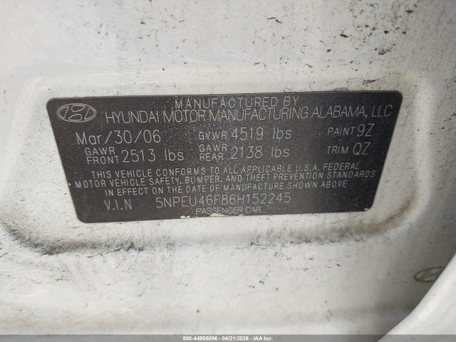 HYUNDAI SONATA GLS V6/LX V6 - 9