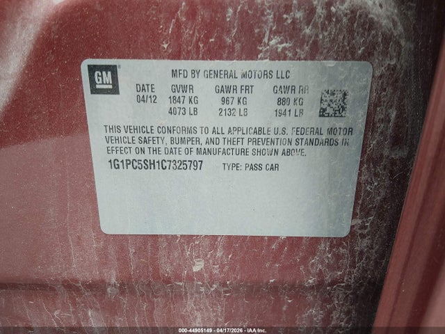 CHEVROLET CRUZE LS - 9