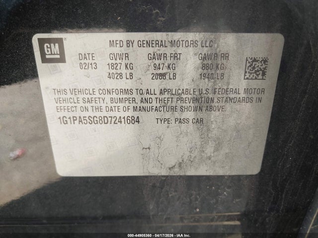 CHEVROLET CRUZE LS AUTO - 9