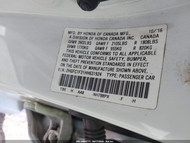 HONDA CIVIC EX-T - 9