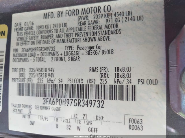 FORD FUSION SE - 9