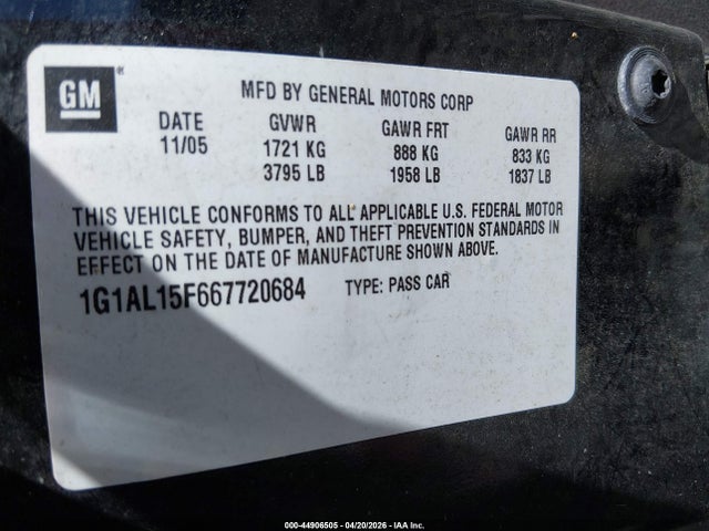 CHEVROLET COBALT LT - 9