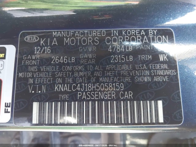 KIA CADENZA LIMITED - 9