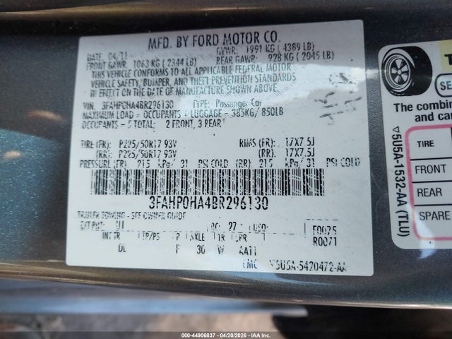 FORD FUSION SE - 9