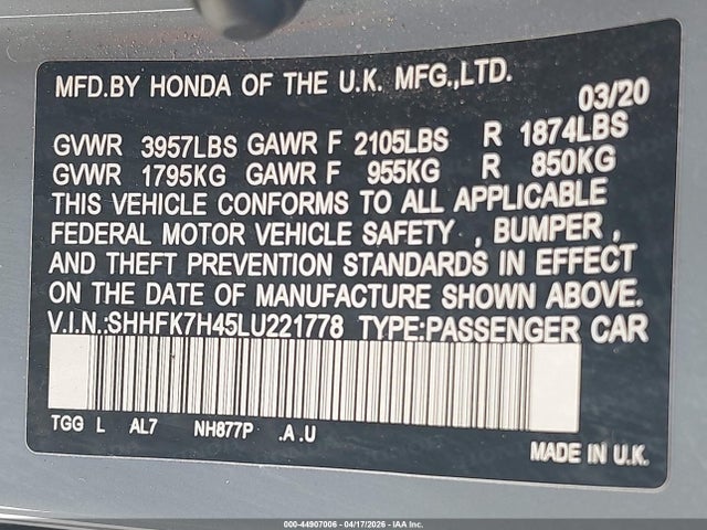 HONDA CIVIC SPORT - 9