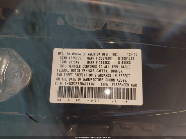 HONDA ACCORD 3.5 EX-L - 9