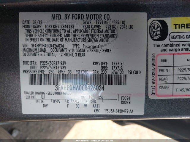 FORD FUSION SE - 9