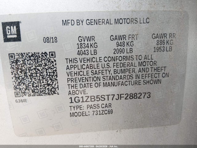 CHEVROLET MALIBU 1LS - 9