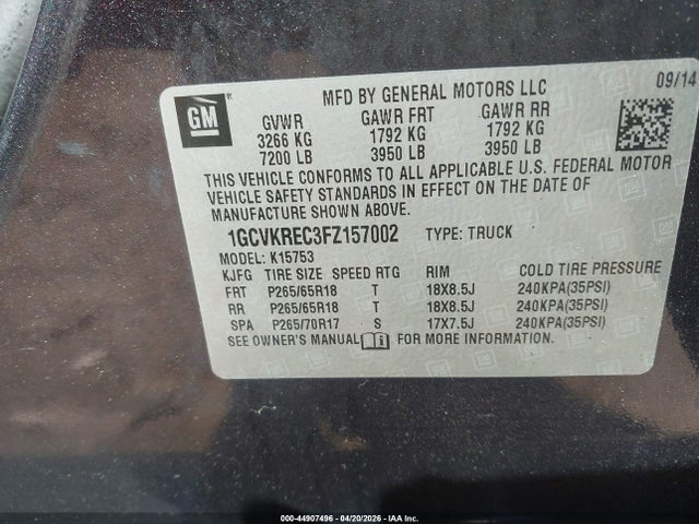 CHEVROLET SILVERADO 1500 2LT - 9