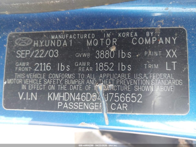 HYUNDAI ELANTRA GLS/GT - 9