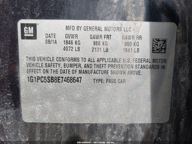 CHEVROLET CRUZE 1LT AUTO - 9