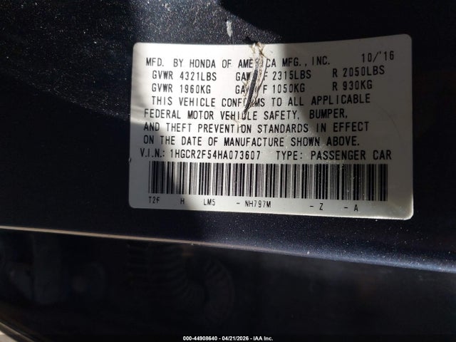 HONDA ACCORD SPORT - 9