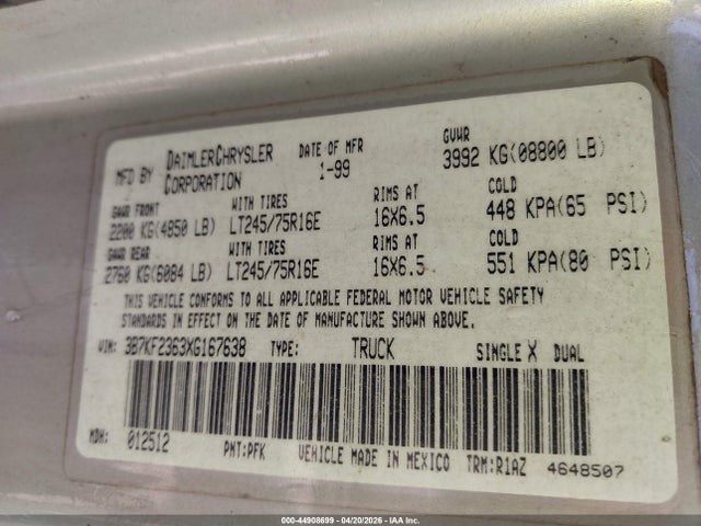 DODGE RAM 2500 ST - 9
