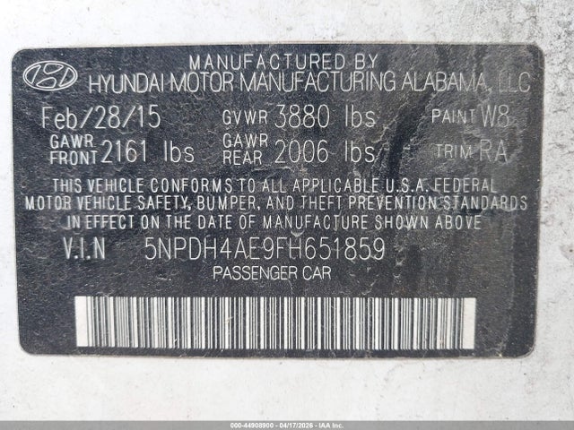 HYUNDAI ELANTRA SE - 9