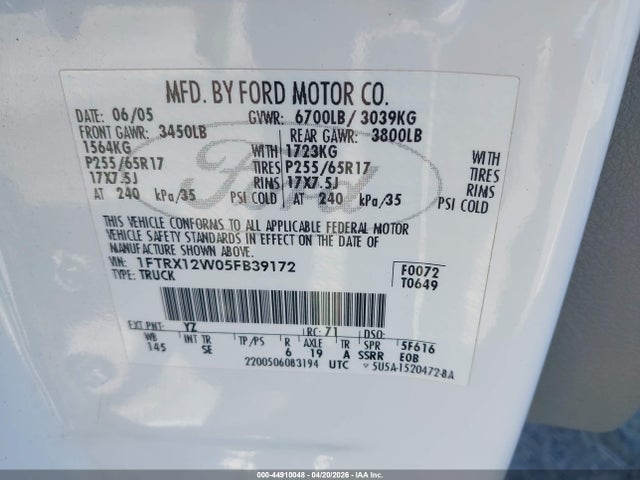 FORD F-150 STX/XL/XLT - 9