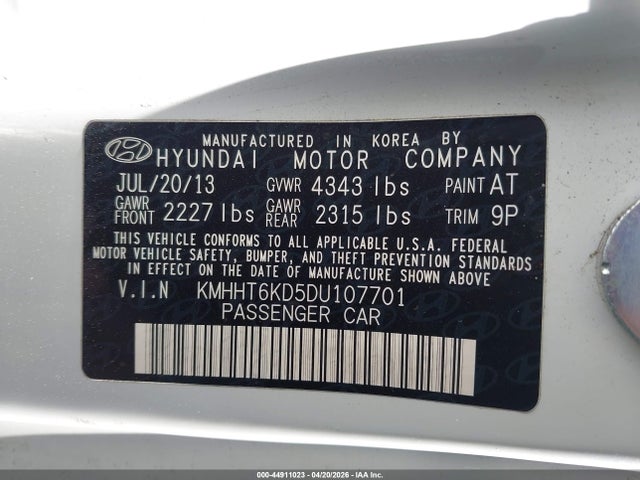 HYUNDAI GENESIS 2.0T - 9