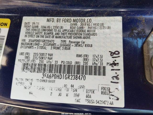 FORD FUSION SE - 9