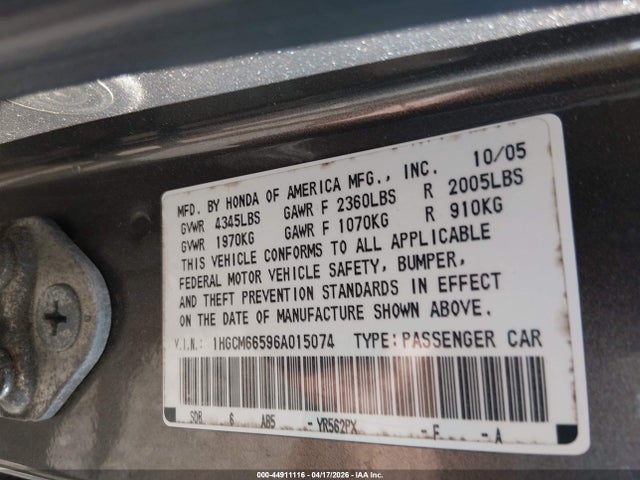 HONDA ACCORD 3.0 EX - 9