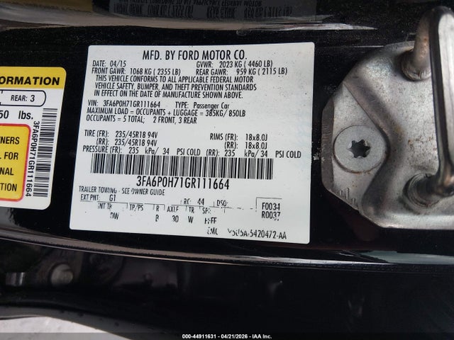 FORD FUSION SE - 9