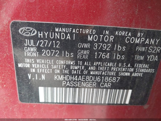 HYUNDAI ELANTRA GLS/LIMITED - 9