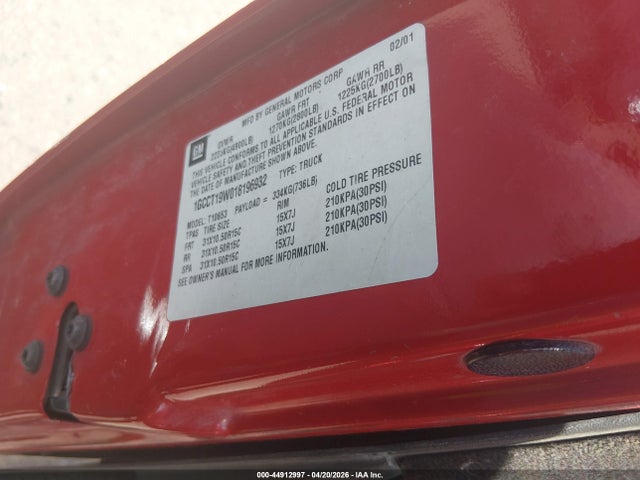 CHEVROLET S-10 LS - 9