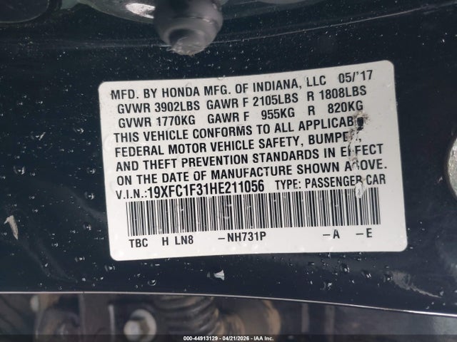 HONDA CIVIC EX-T - 9