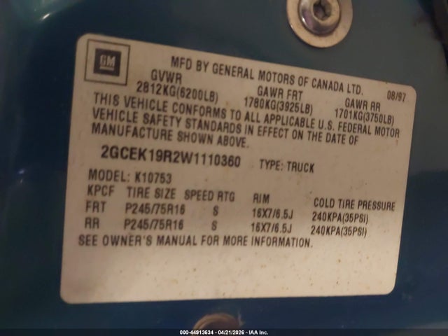 CHEVROLET K1500 FLEETSIDE - 9
