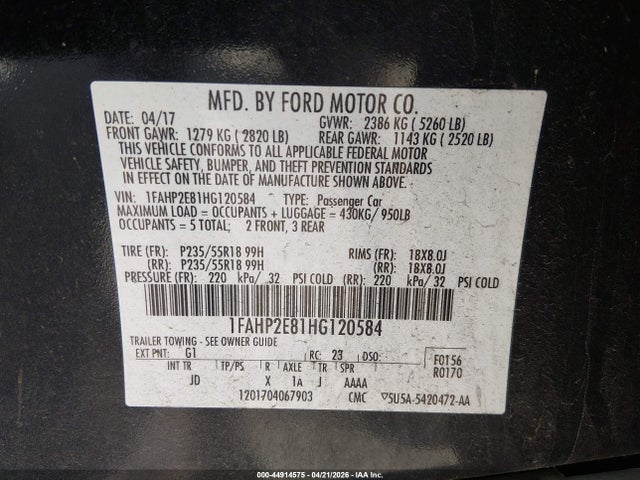 FORD TAURUS SEL - 9