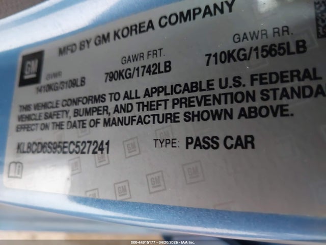 CHEVROLET SPARK 1LT AUTO - 9