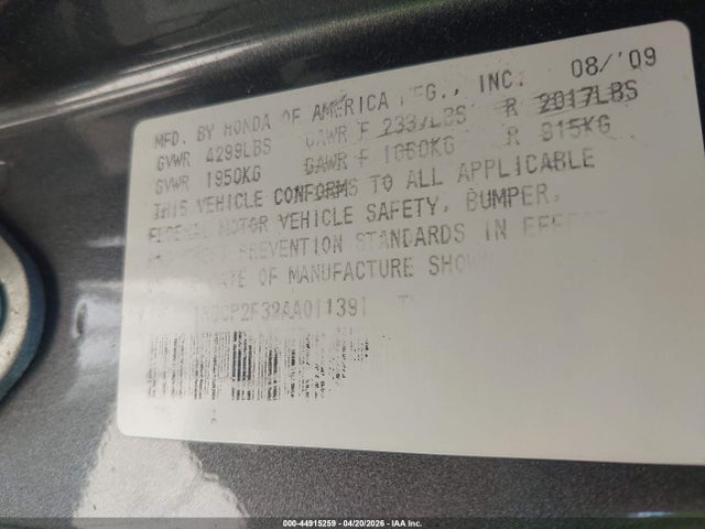 HONDA ACCORD 2.4 LX - 9