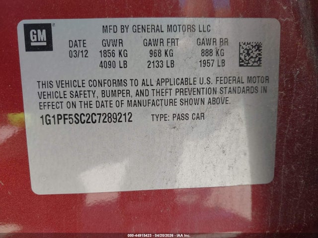 CHEVROLET CRUZE 1LT - 9