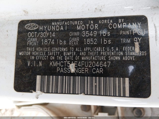 HYUNDAI ACCENT GS - 9