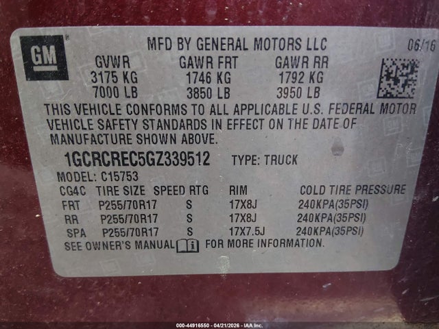 CHEVROLET SILVERADO 1500 - 9