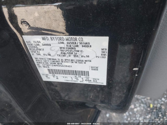 FORD F-150 STX/XL/XLT - 9
