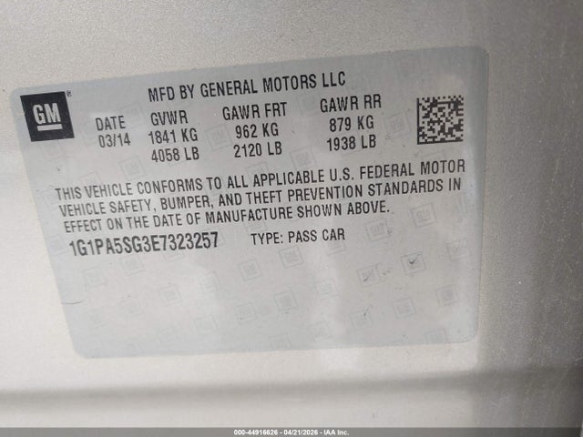 CHEVROLET CRUZE LS AUTO - 9