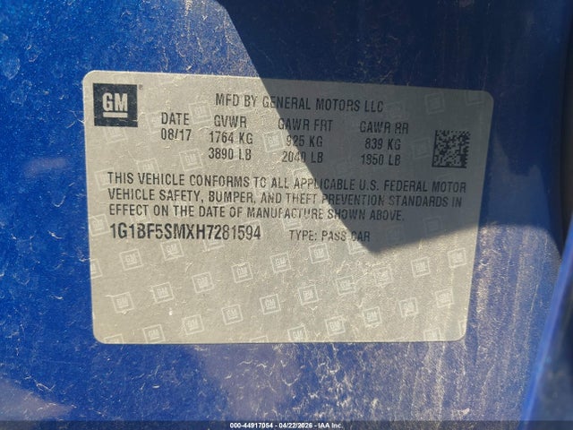 CHEVROLET CRUZE PREMIER AUTO - 9