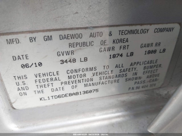 CHEVROLET AVEO LT - 9