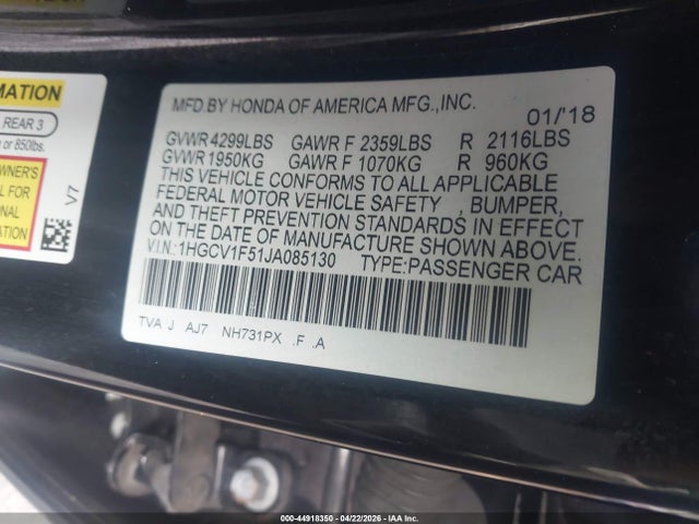 HONDA ACCORD EX-L - 9