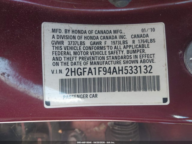 HONDA CIVIC EX-L - 9