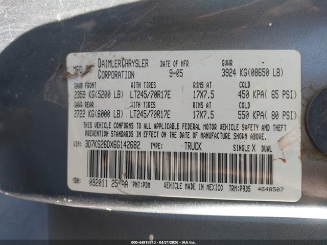 DODGE RAM 2500 ST - 9