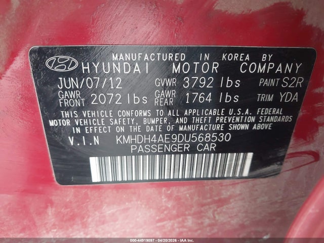 HYUNDAI ELANTRA GLS/LIMITED - 9