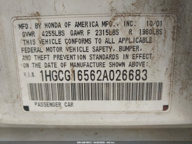 HONDA ACCORD 3.0 EX - 9