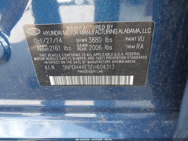 HYUNDAI ELANTRA SE - 9