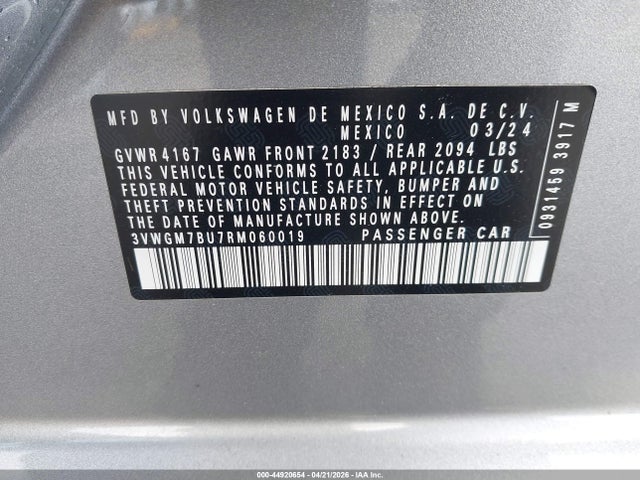 2024 Volkswagen JETTA 1.5T SEL 照片 9