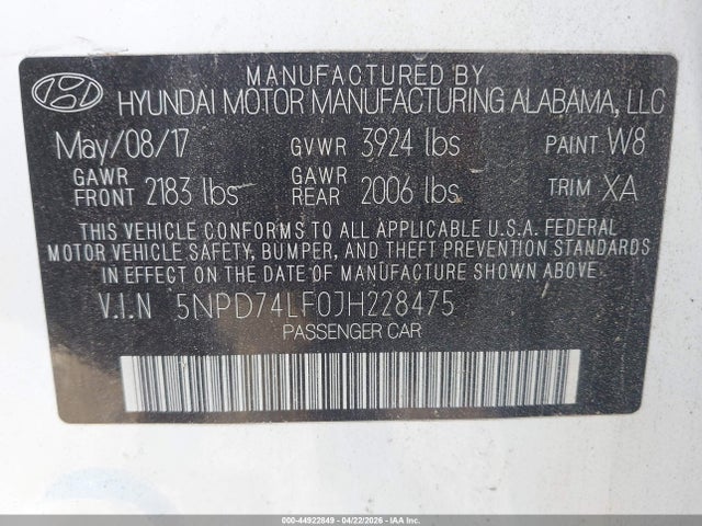 HYUNDAI ELANTRA SE - 9