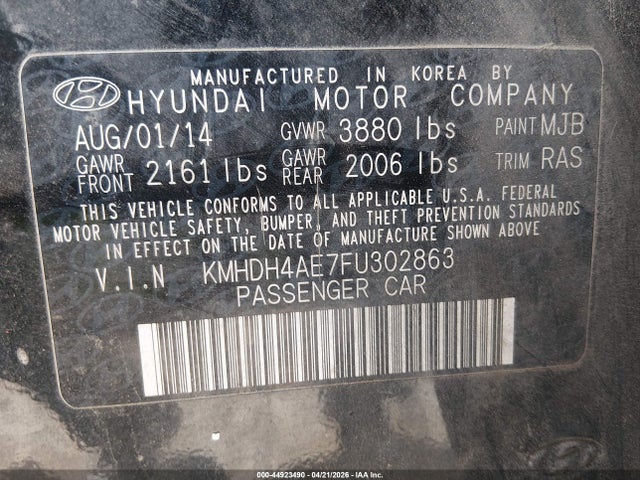 HYUNDAI ELANTRA SE - 9