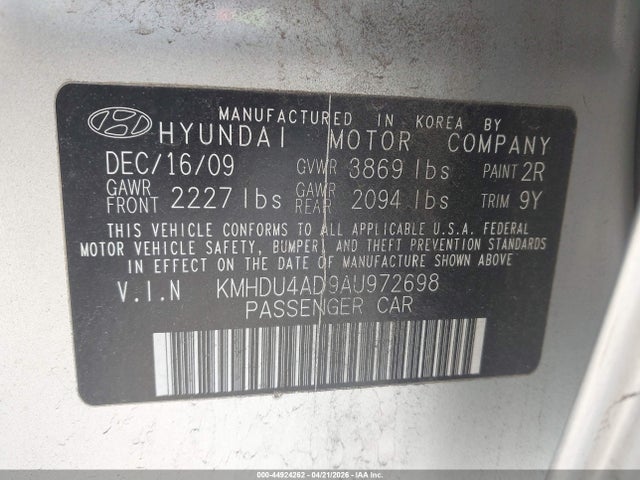 HYUNDAI ELANTRA GLS - 9