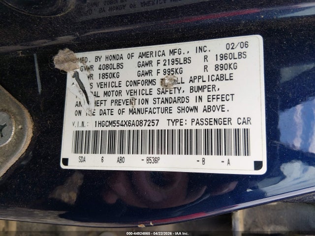 HONDA ACCORD 2.4 LX - 9