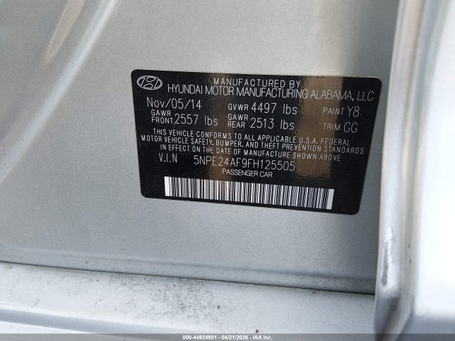 HYUNDAI SONATA SE - 9